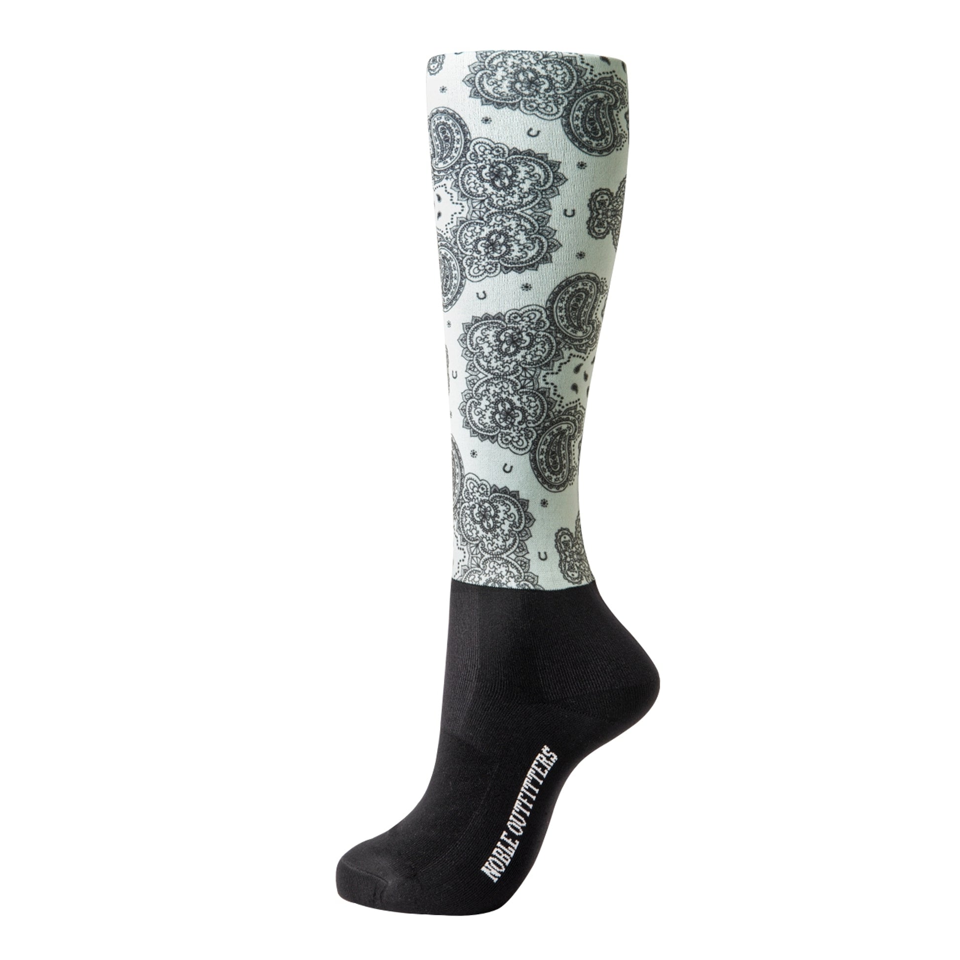 Noble Equestrian Ladies' Over The Calf Peddies - Ice Bandana