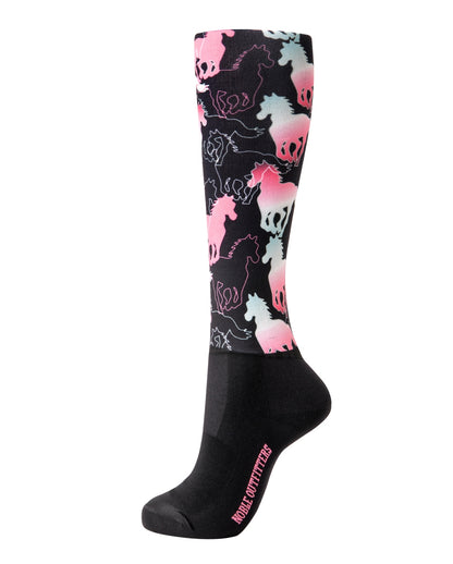 Noble Equestrian Ladies' Over The Calf Peddies - Ice Bandana