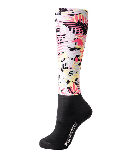 Noble Equestrian Ladies' Over The Calf Peddies - Ice Bandana