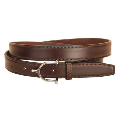 Tory Leather English Spur Buckle Belt