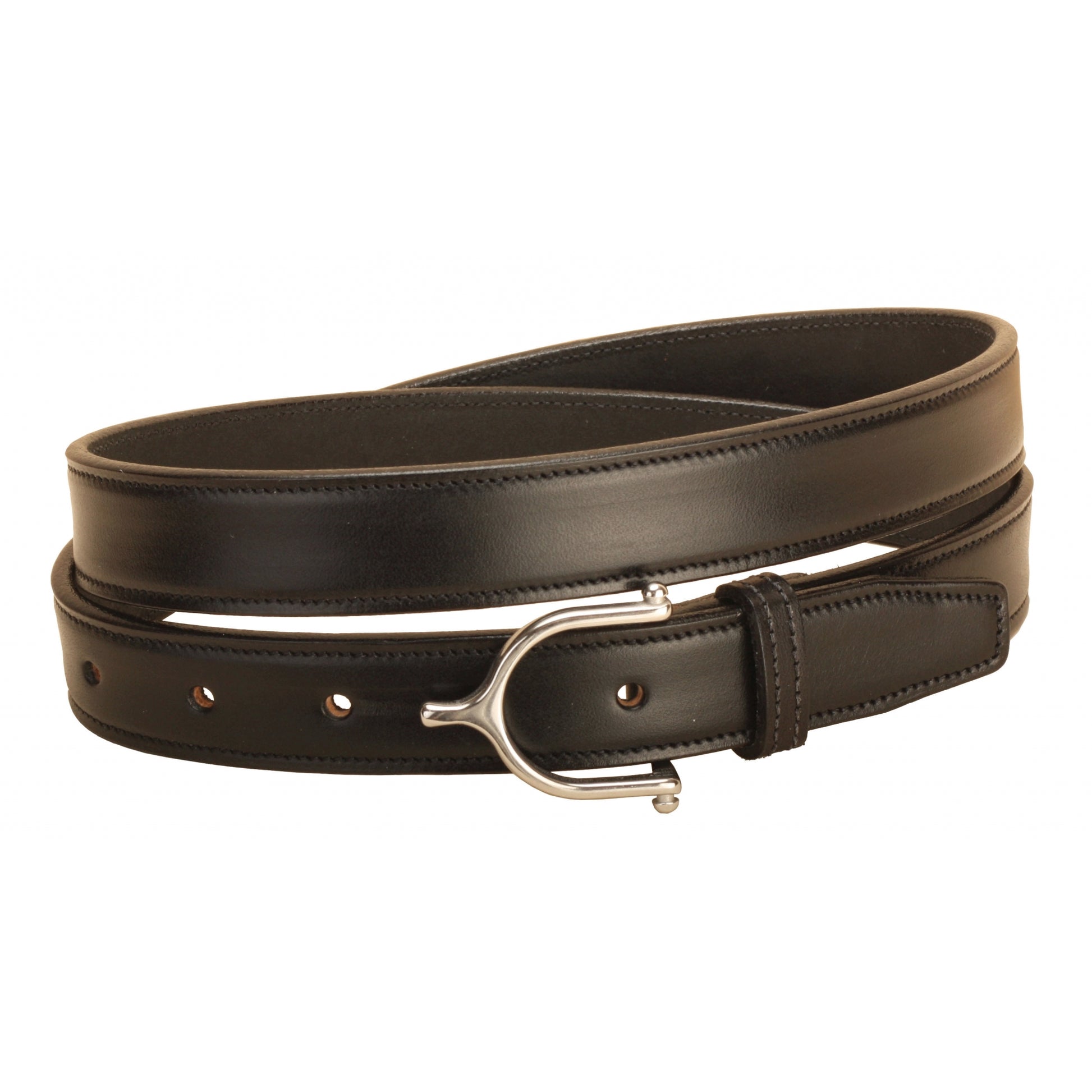 Tory Leather English Spur Buckle Belt