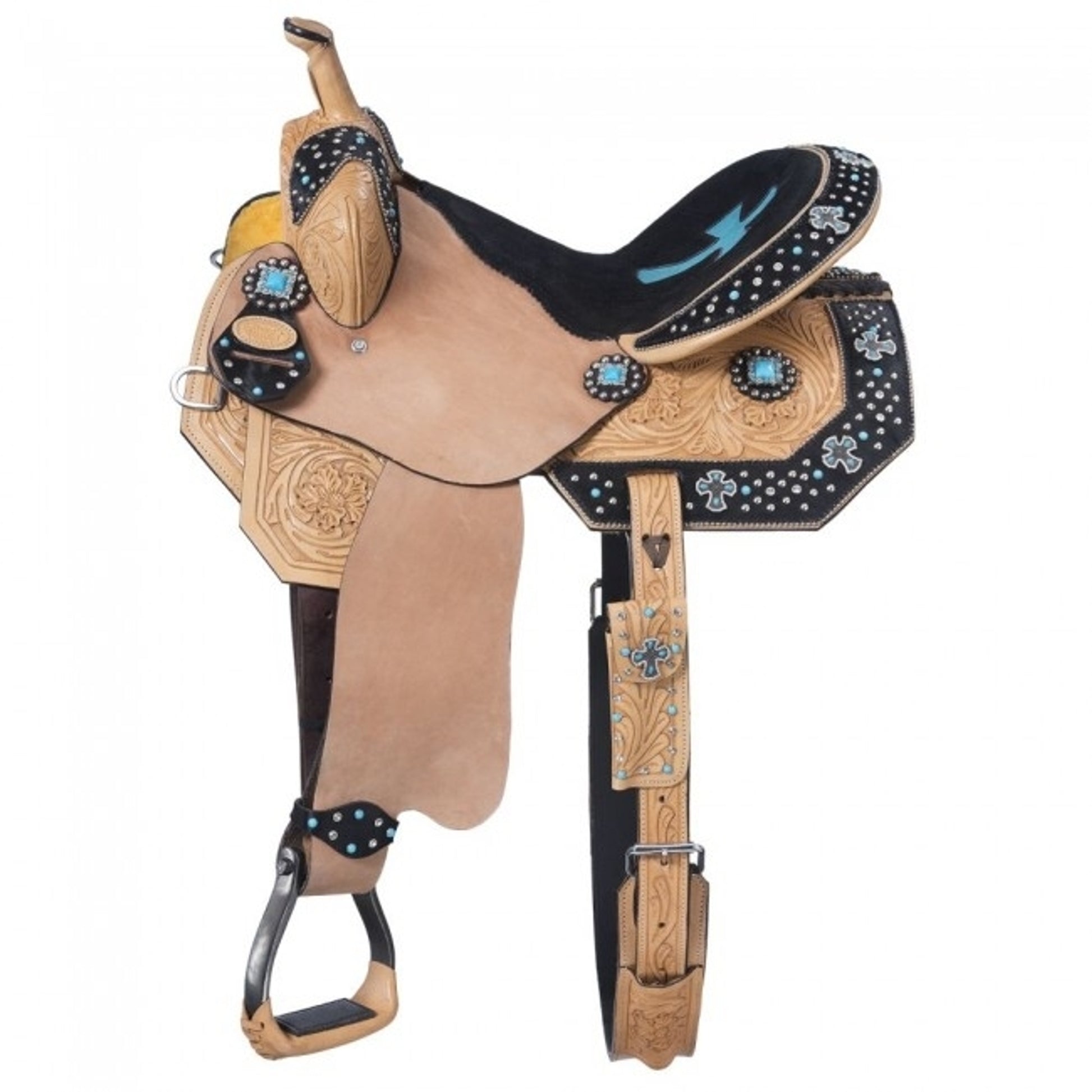 Tough1 Cheyenne Barrel Saddle