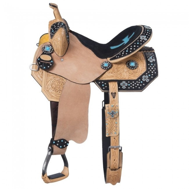 Tough1 Cheyenne Barrel Saddle