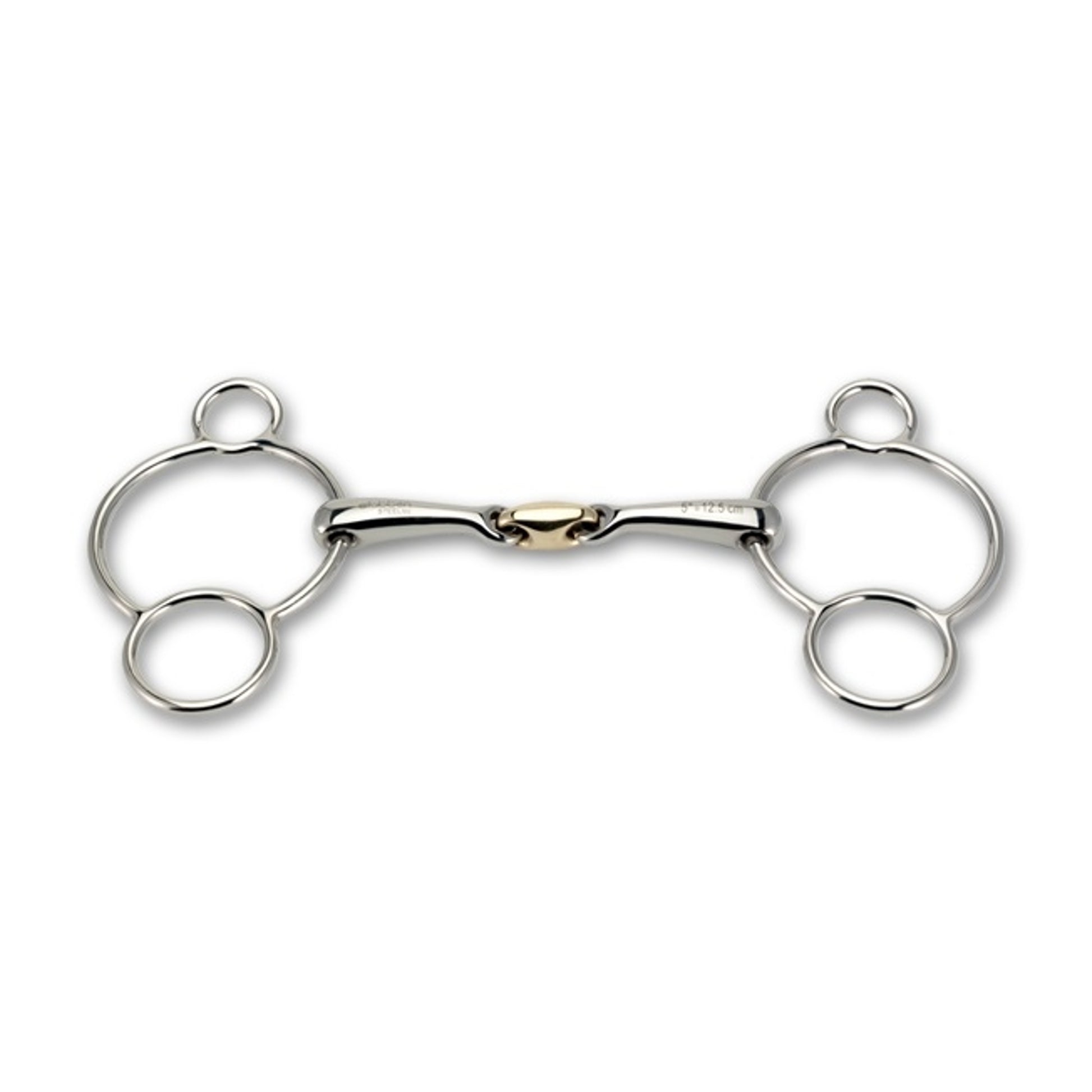 Stubben STEELtec 3-Ring Gag Bit