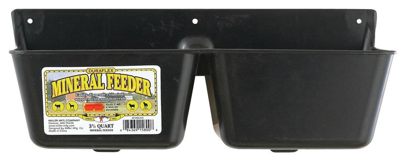 Mineral Feeder Black 3.5 Quart