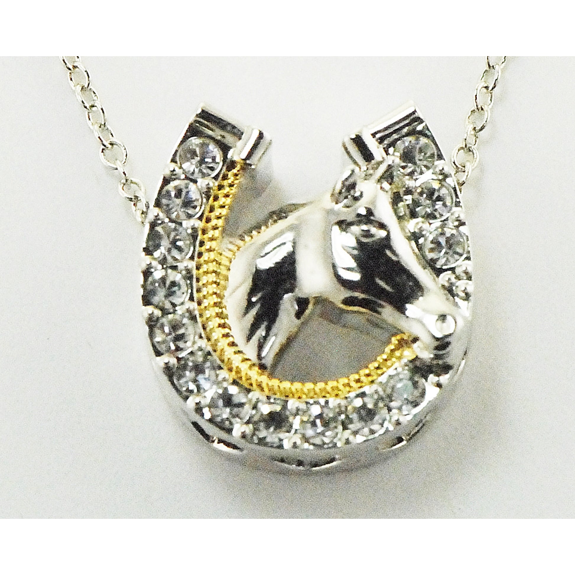 Western Edge Jewelry Horseshoe Horsehead Necklace