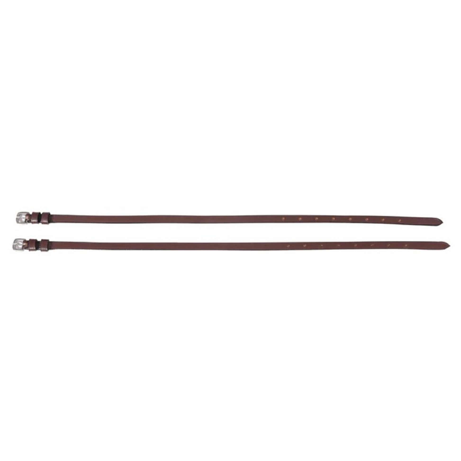 Hdr Leather Spur Straps with Plain Buckle 16 Black