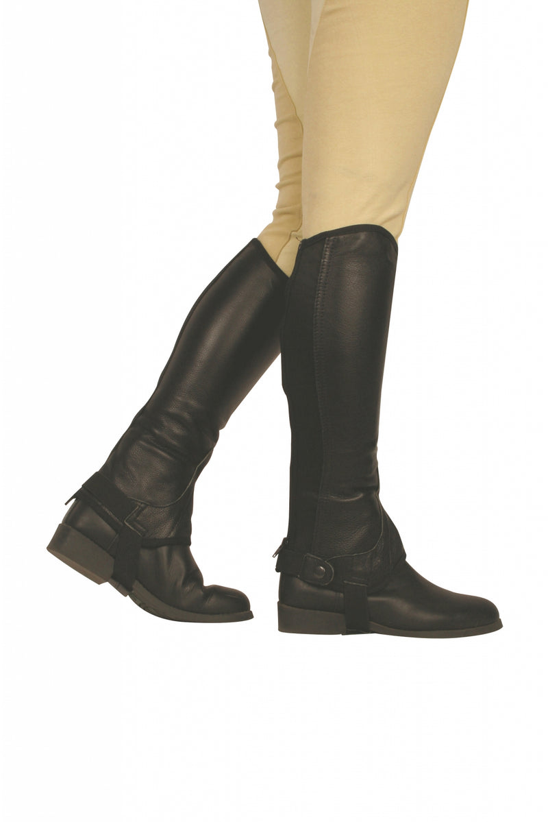 Dublin Flexi Leather II Half Chaps