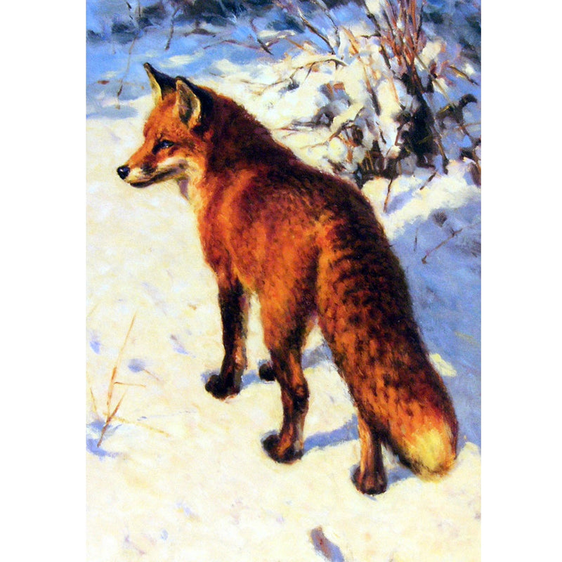 Fox and Fox Hunting - Footprints in the Snow - 6 Pack