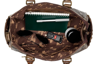 AMERICAN WEST Amber Waves Zip-top Satchel