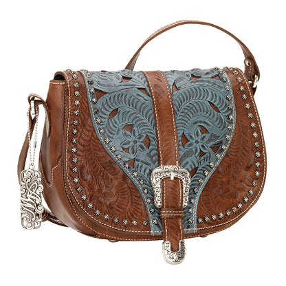 AMERICAN WEST Blazing Saddle Crossbody Bag - Dusty Rose