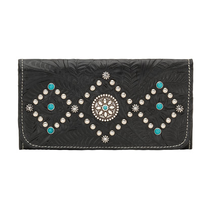 AMERICAN WEST Canyon Creek Tri-fold Wallet - Golden Tan