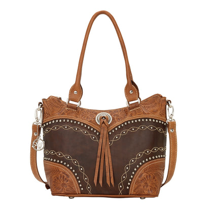 AMERICAN WEST Chestnut Ridge Convertible Zip-Top Bucket Tote