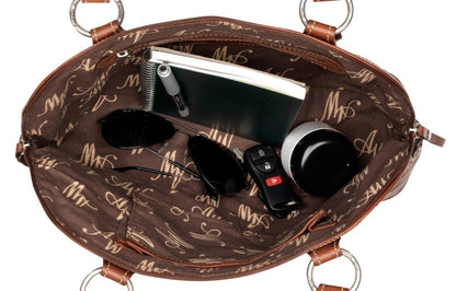 AMERICAN WEST Chestnut Ridge Zip-Around Satchel/Crossbody Bag