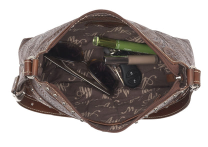 AMERICAN WEST Chestnut Ridge Zip-Top Shoulder Bag