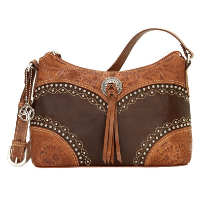 AMERICAN WEST Chestnut Ridge Zip-Top Shoulder Bag