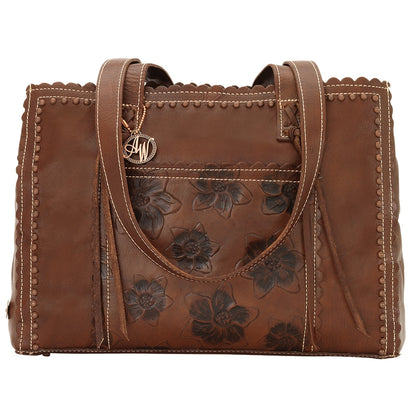 AMERICAN WEST Flower Child Shopper Tote - Dusty Rose