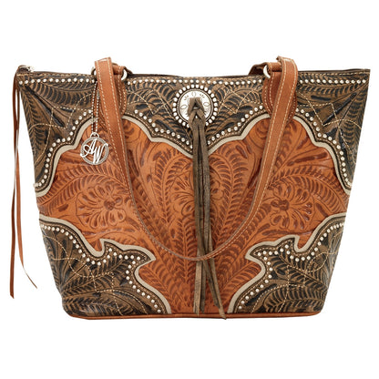 AMERICAN WEST Heart of Gold Zip Top Bucket Tote