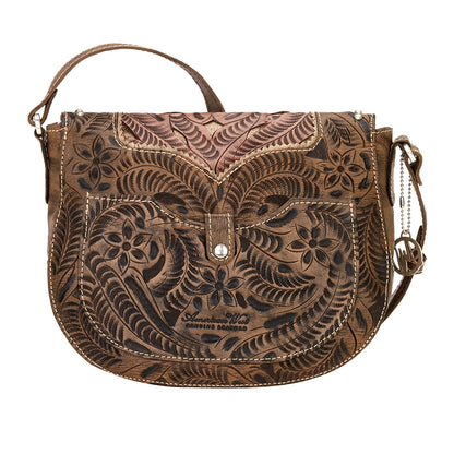 AMERICAN WEST Rosewood Saddle Flap Crossbody Bag