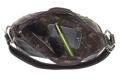 AMERICAN WEST Rosewood Zip-Top Everyday Hobo Bag
