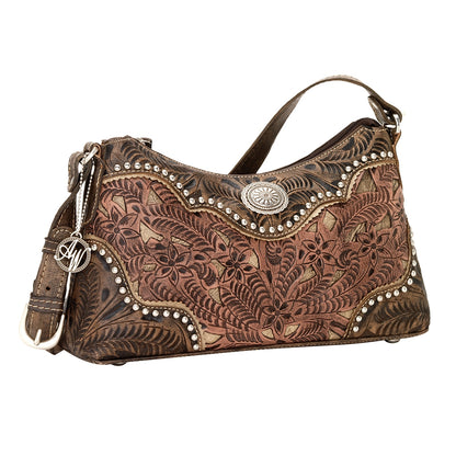 AMERICAN WEST Rosewood Zip-Top Shoulder Bag