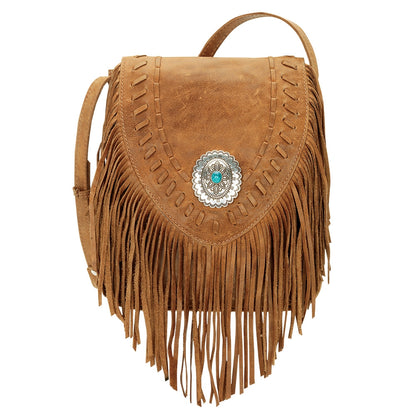 AMERICAN WEST Seminole Soft Crossbody Fringe Bag