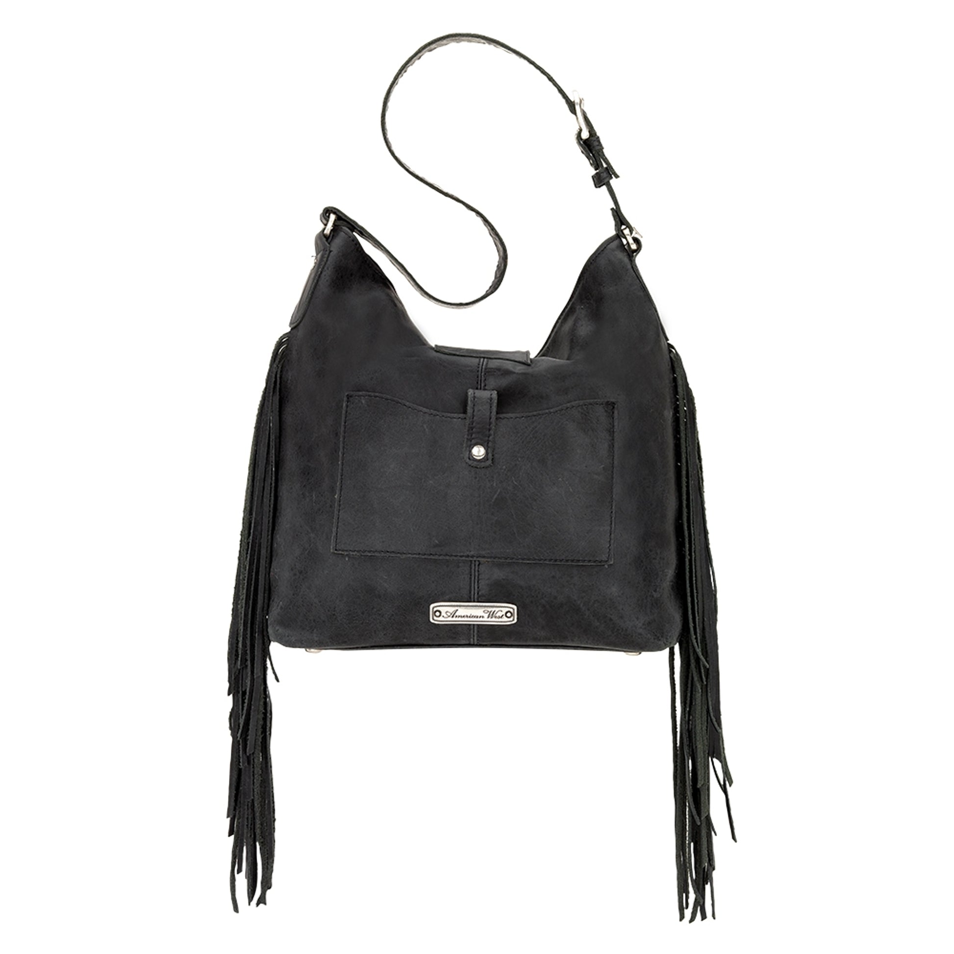 AMERICAN WEST Seminole Soft Slouch Shoulder Bag - Charcoal