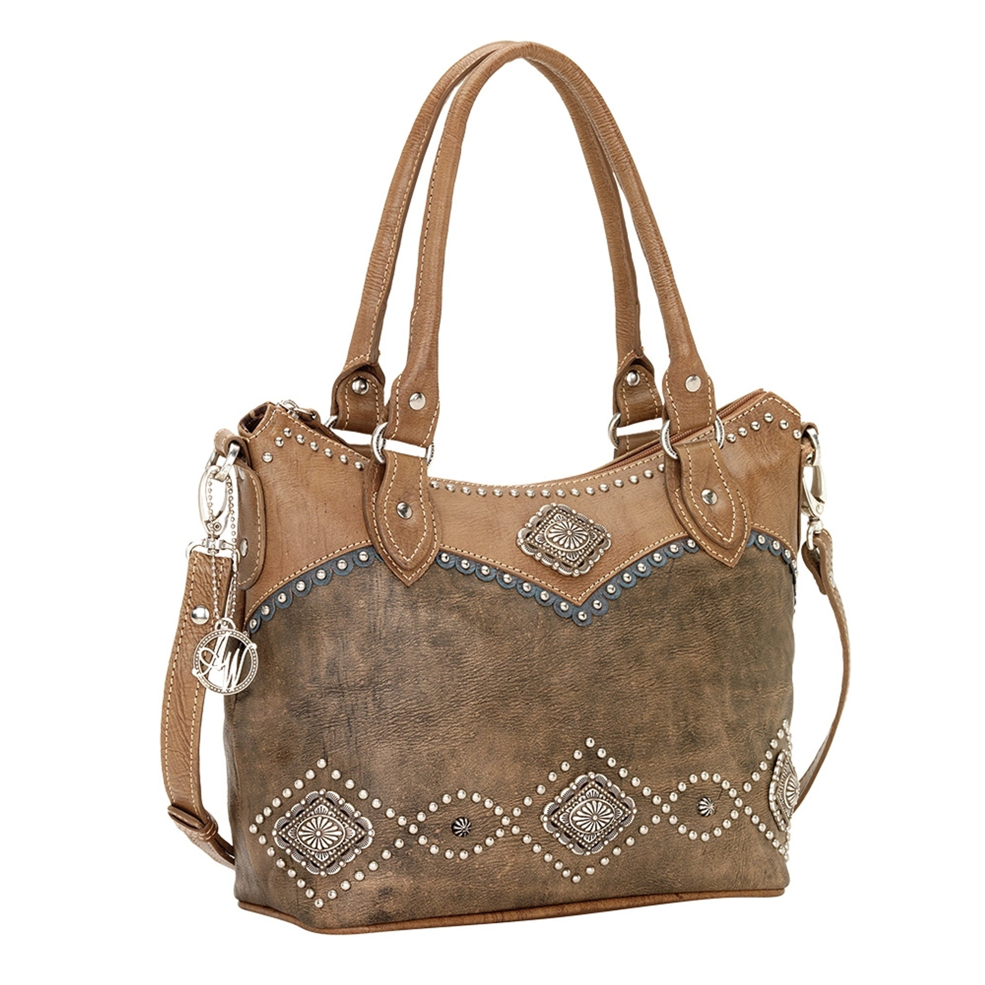 AMERICAN WEST Sierra Convertible Zip Top Bucket Tote