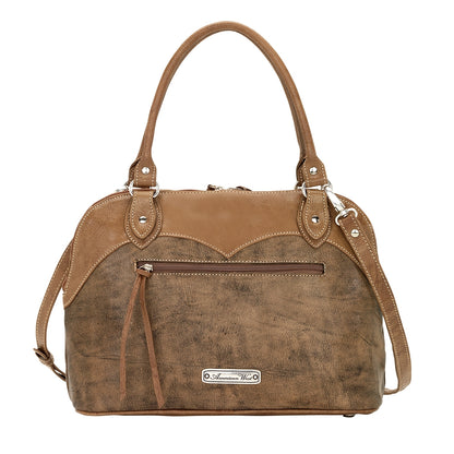AMERICAN WEST Sierra Zip-Around Satchel and Crossbody Bag