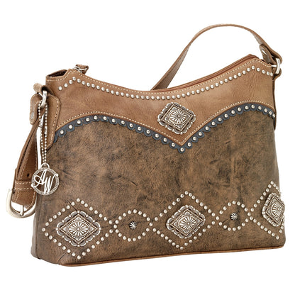 AMERICAN WEST Sierra Zip-Top Shoulder Bag