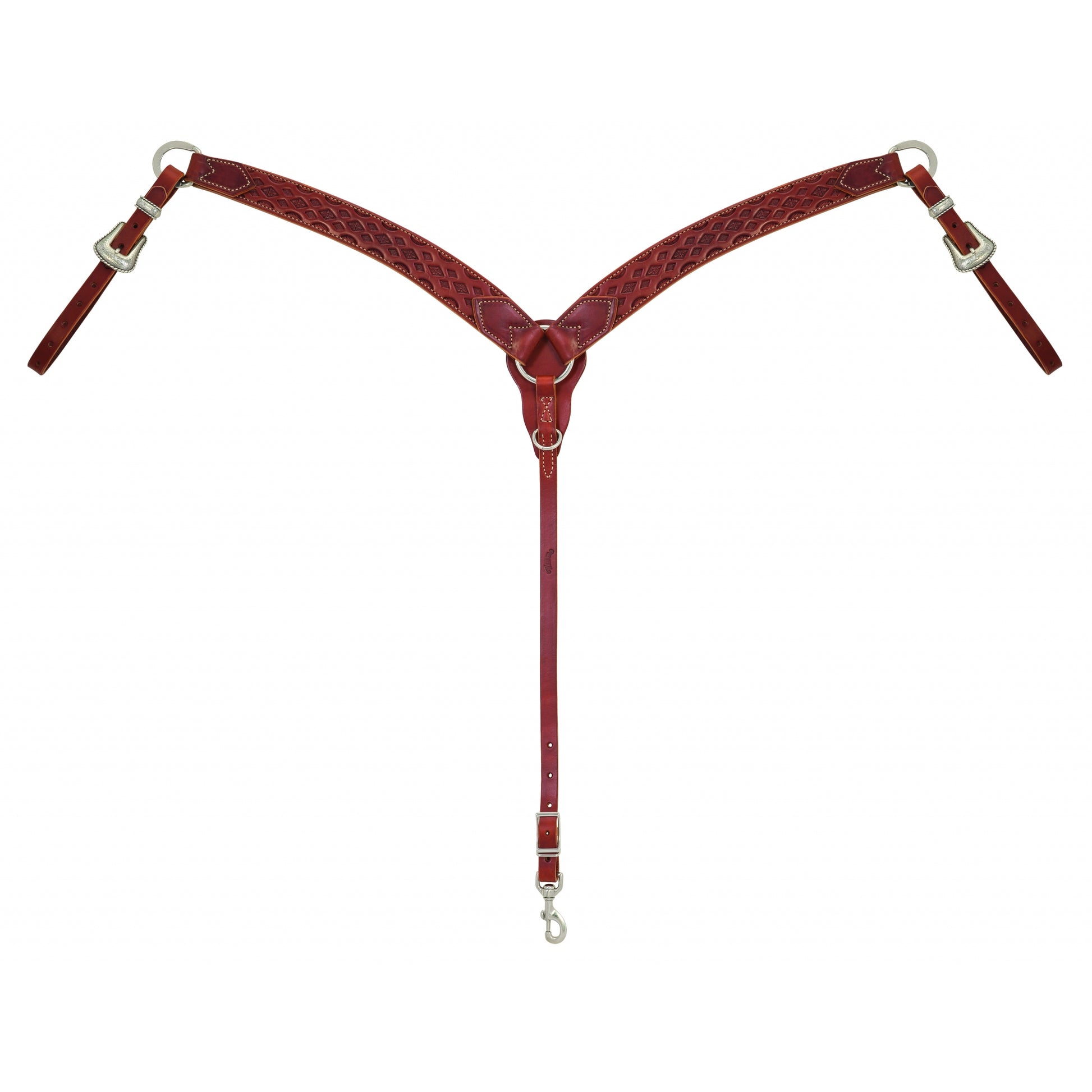 Weaver Aztec Tooled Breast Collar