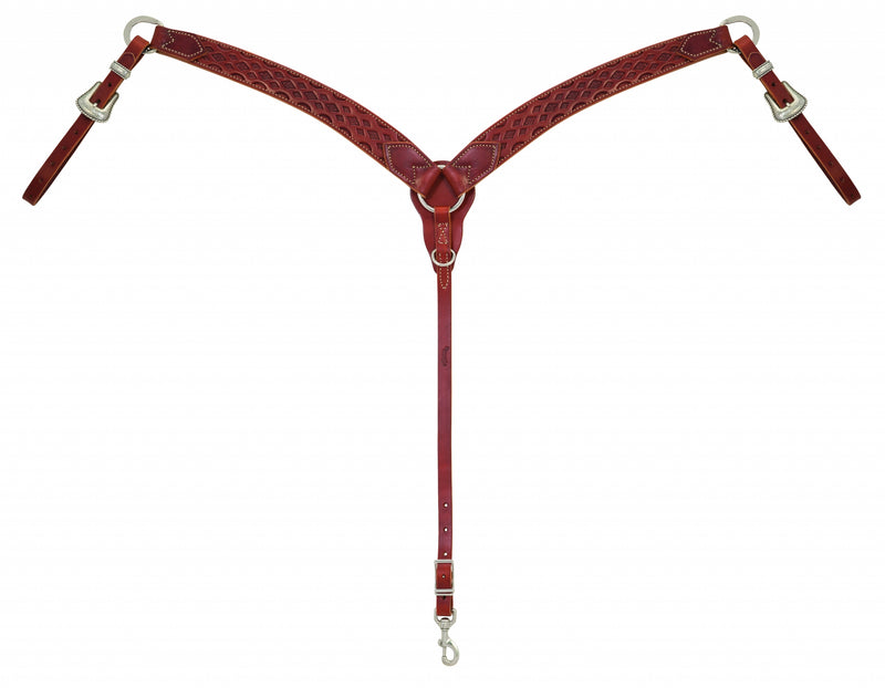 Weaver Aztec Tooled Breast Collar