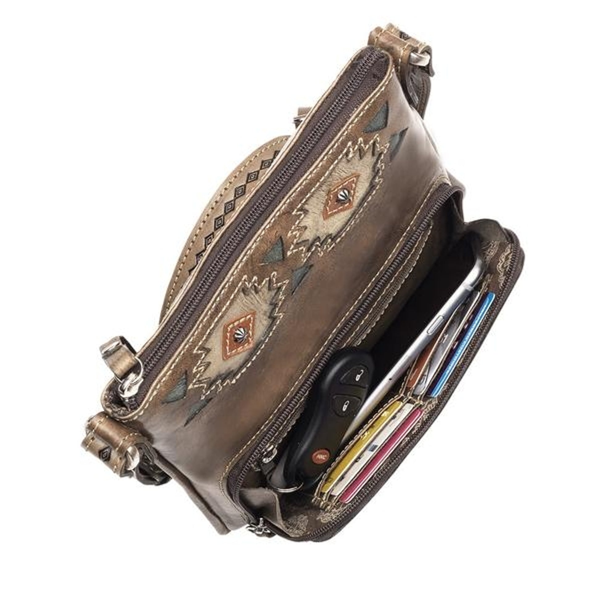 American West Native Sun Crossbody Bag/Wallet