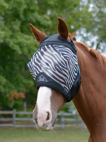 Shires FlyGuard Pro Fine Mesh Fly Mask with Ear Holes
