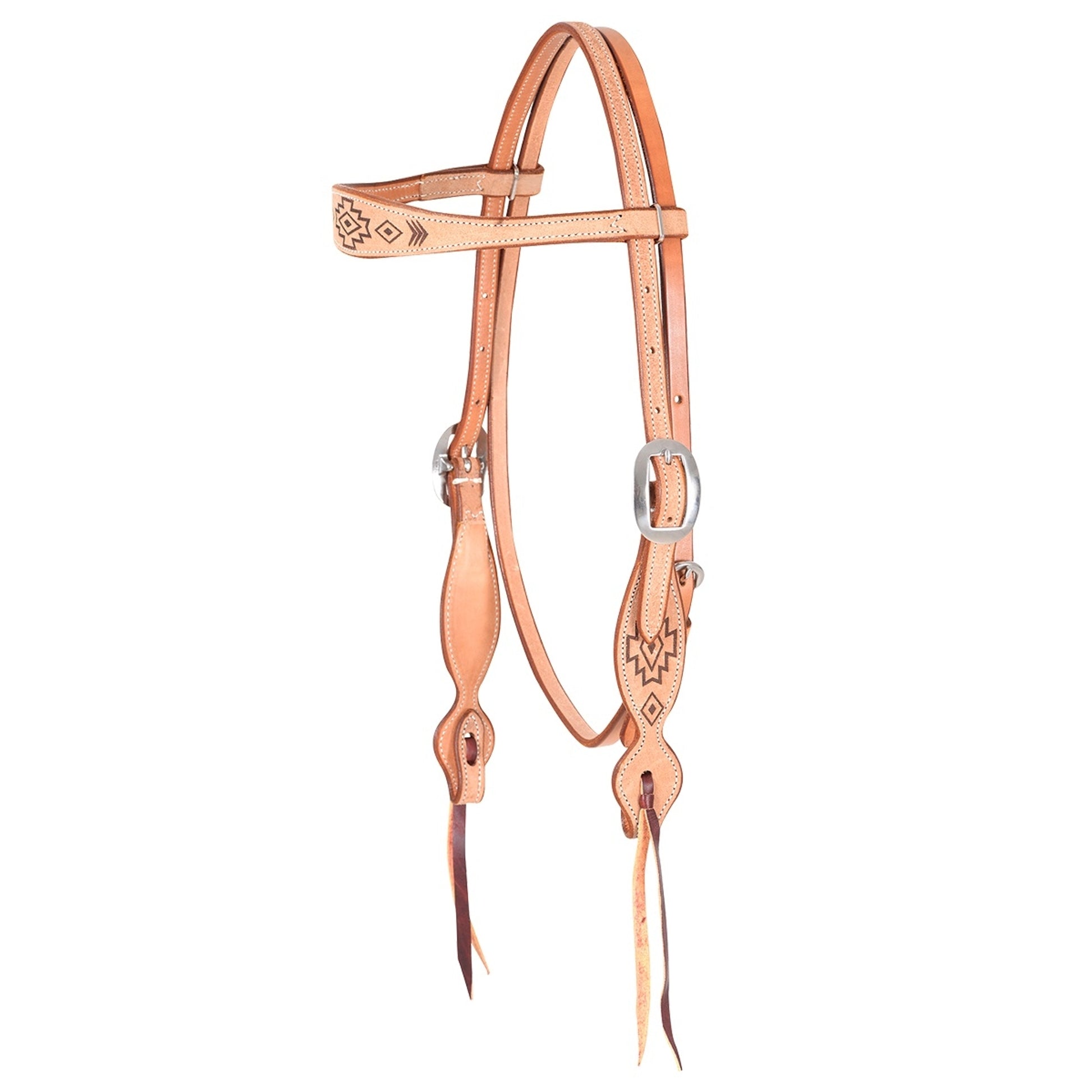 Martin Southwest Lazer Design Roughout Browband Headstall