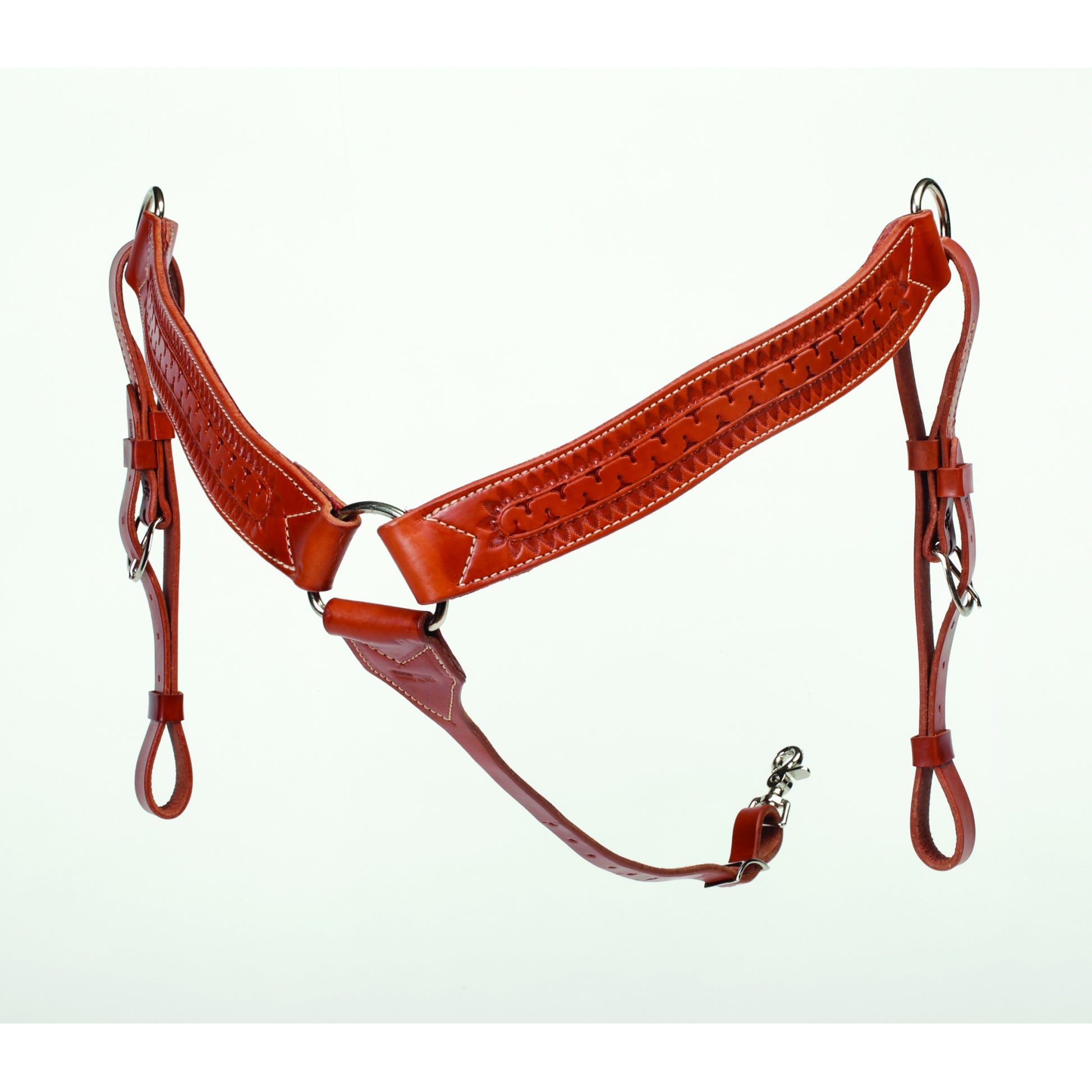 Colorado Saddlery Border Tooled Breast Collar