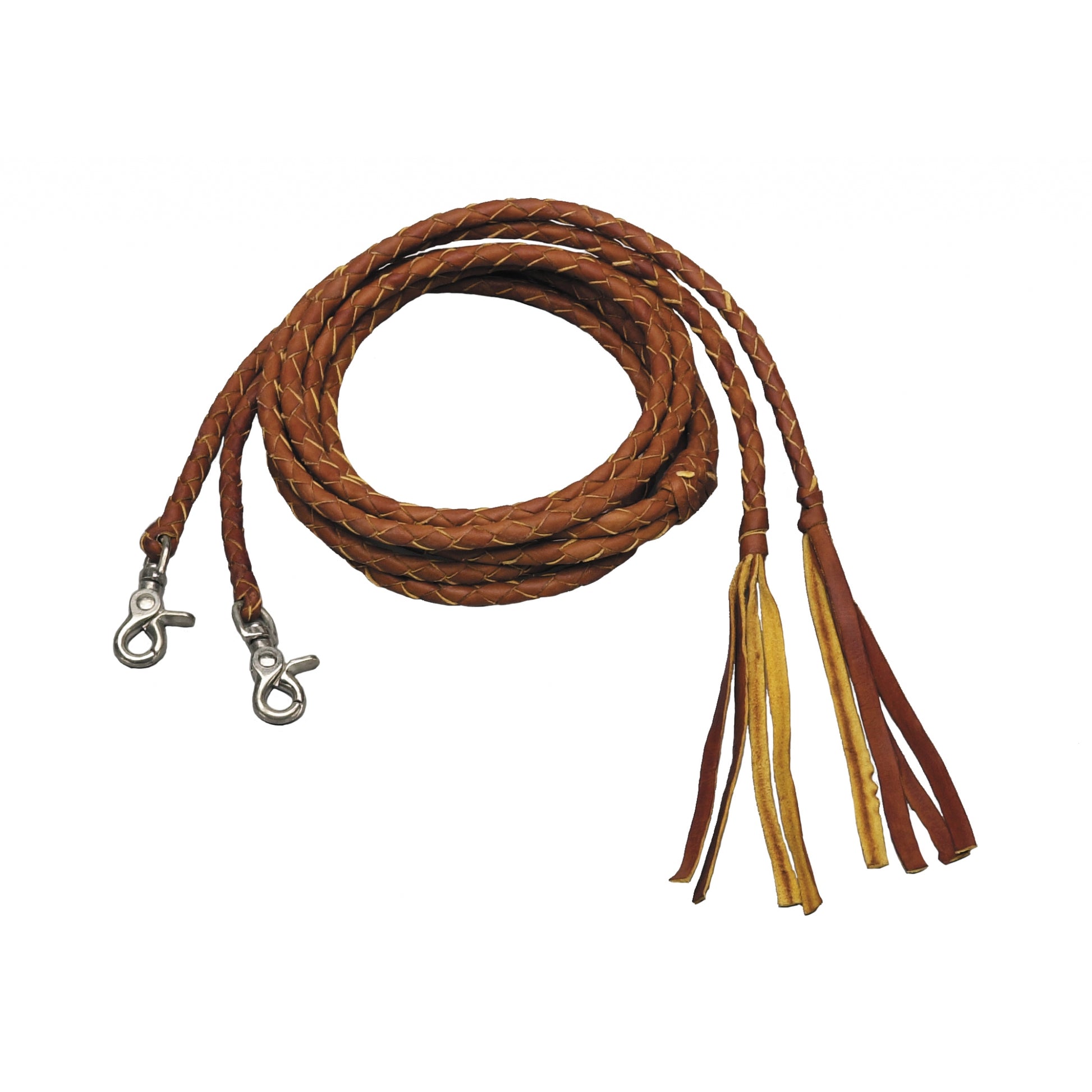 Colorado Saddlery Braided Leather Split Reins