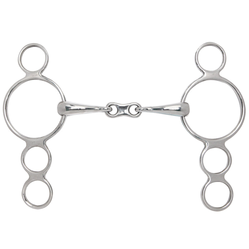 Toklat 3Ring Contin French Link Gag Bit - 21mm 5