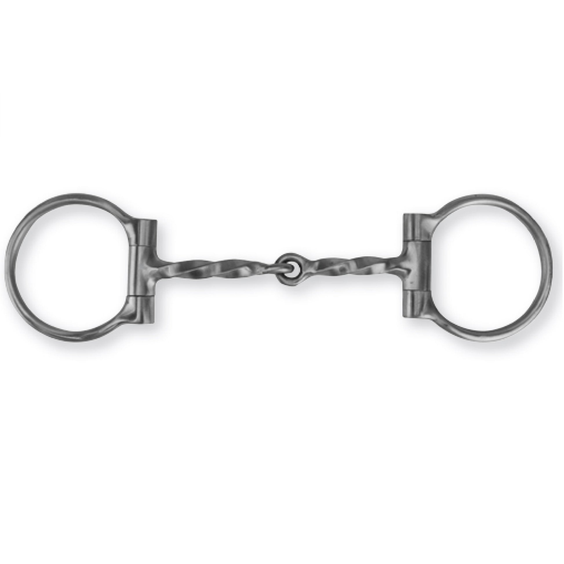 Western Offset Dee Sq Slow Twist Snaffle Bit 5