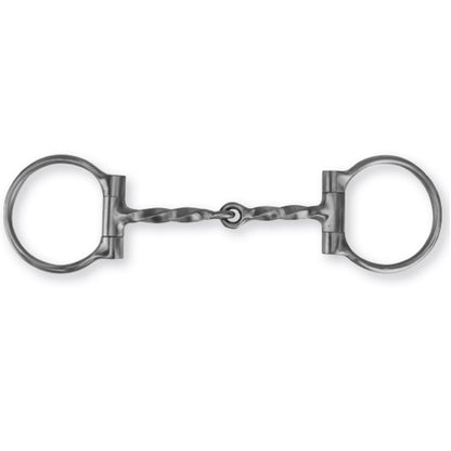 Western Offset Dee Sq Slow Twist Snaffle Bit 5
