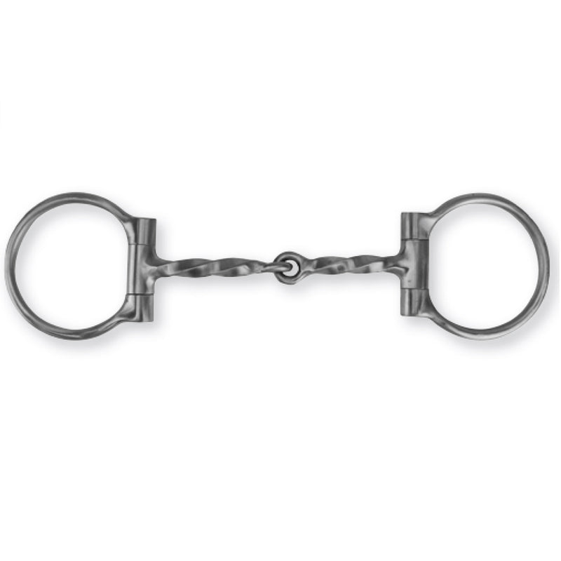 Western Offset Dee Sq Slow Twist Snaffle Bit 5