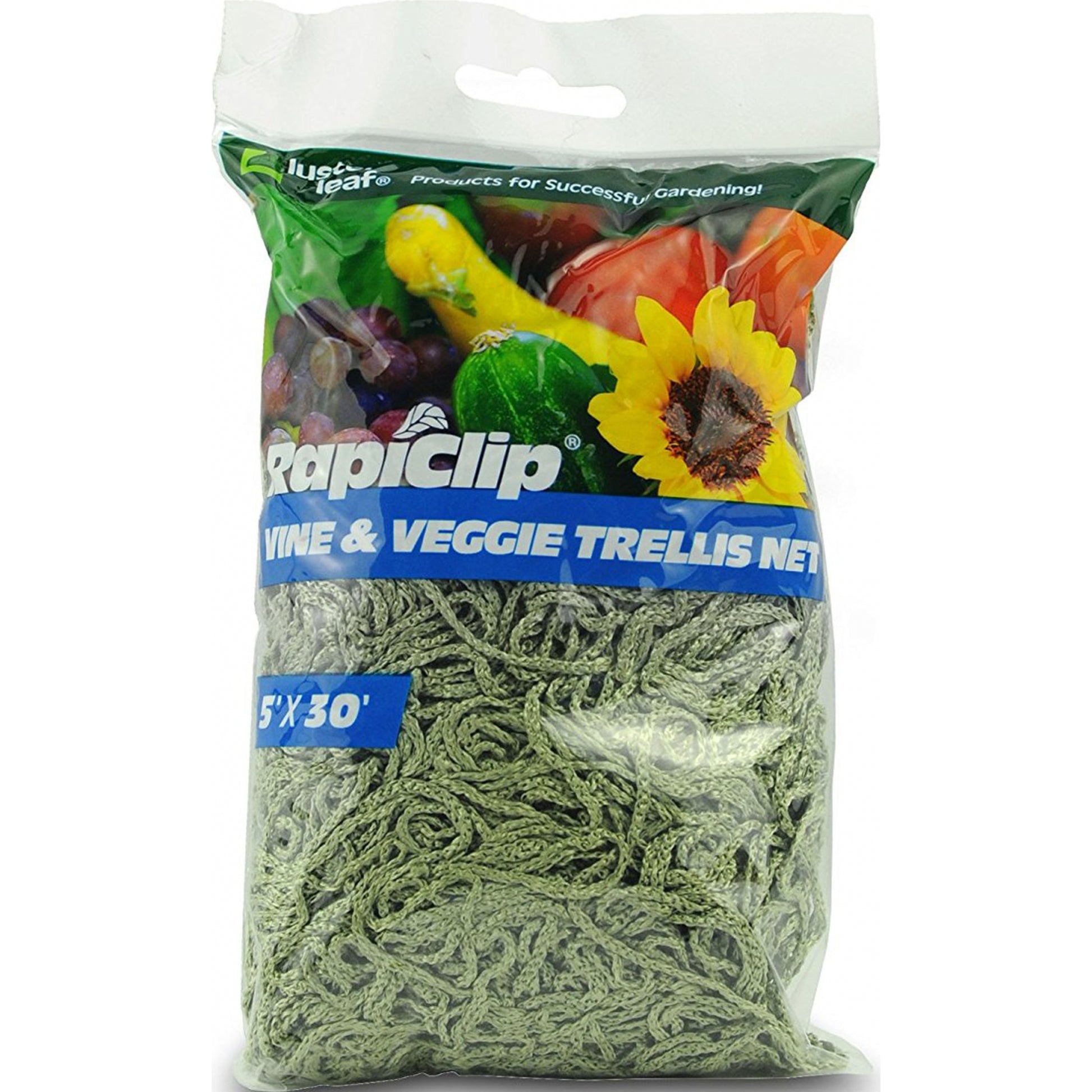 Vine And Veggie Trellis Netting 5ftx30ft Green