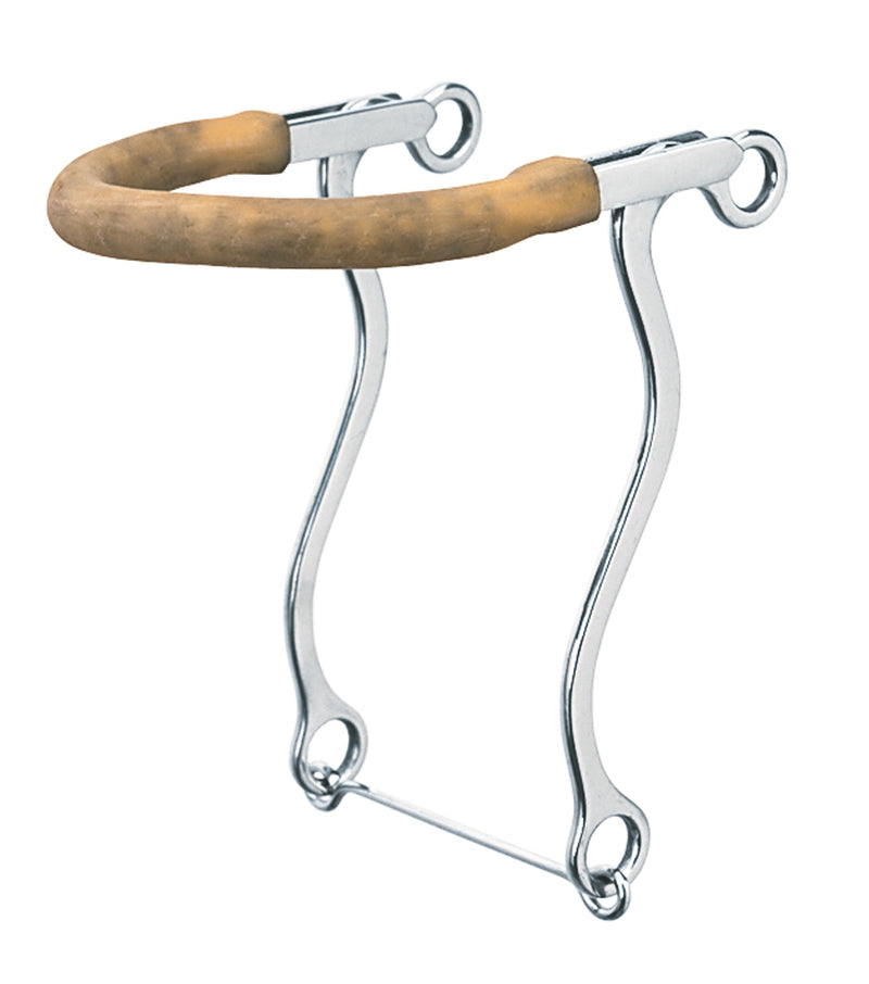 Weaver Pony Hackamore with Gum Rubber Covered Bike Chain Noseband