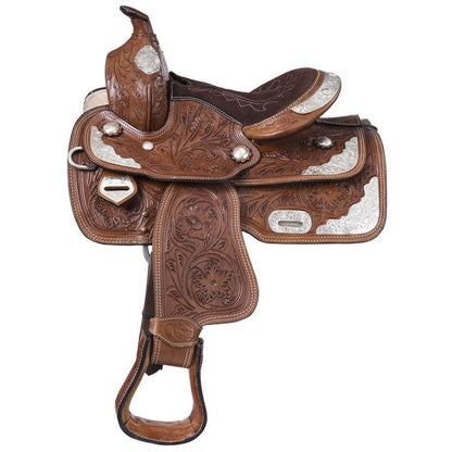 King Series Youth McCoy Trail Saddle with Silver