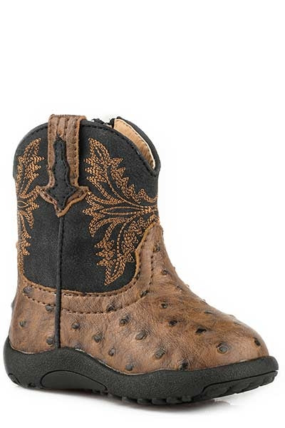 Roper Cowbabies Jed Round Toe Boots