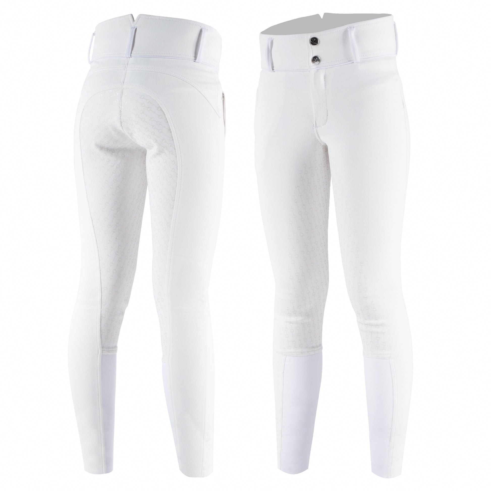 Horze Kids Silicone Full Seat Breeches S Purple