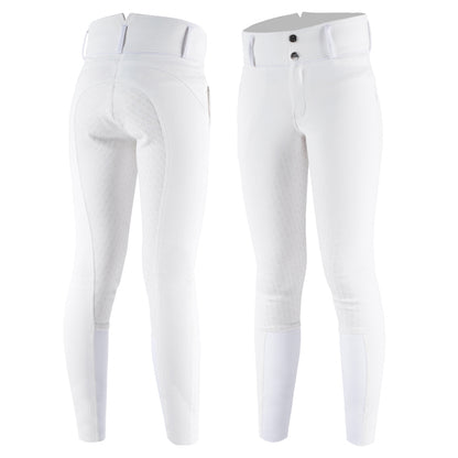Horze Kids Silicone Full Seat Breeches S Purple