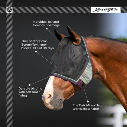 Kensington UViator CatchMask Fly Mask with 90% UV Protection