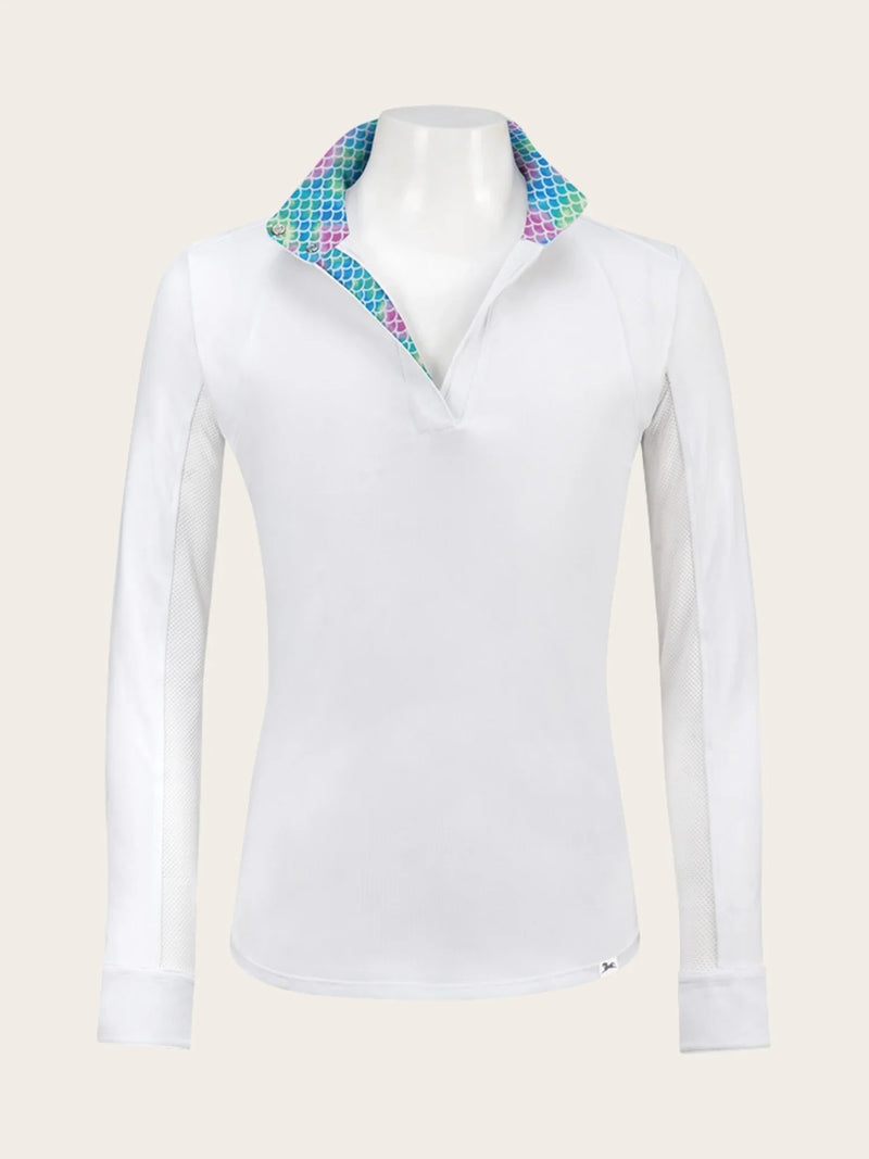 R.J. Classics Girls Maddie Jr. Long Sleeve Show Shirt