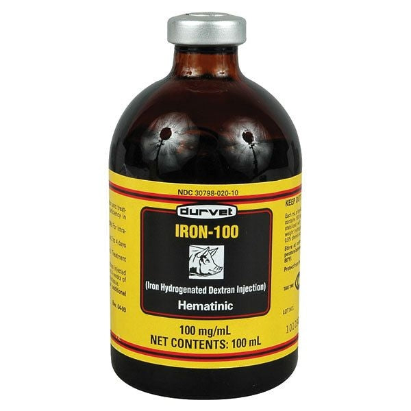 Iron Dextran Injection 100 cc Vial